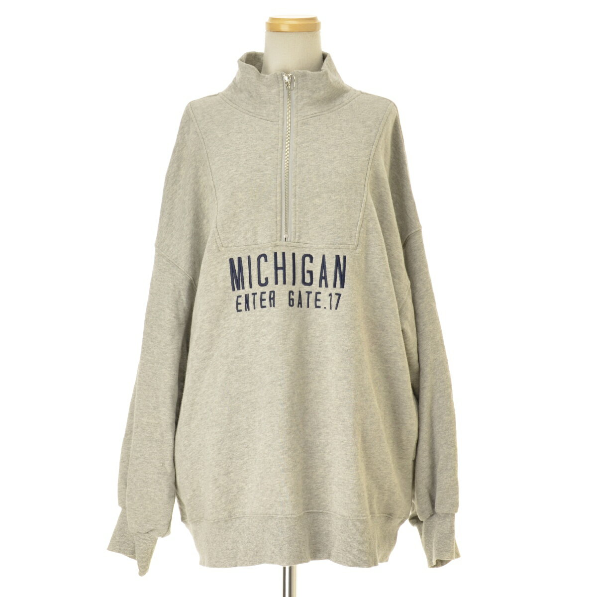【中古】w closet WEARS INC / ダブル クローゼットウェアーズインク341142 MICHIGAN ハーフジップ長袖スウェット【cacgaecc-l】
