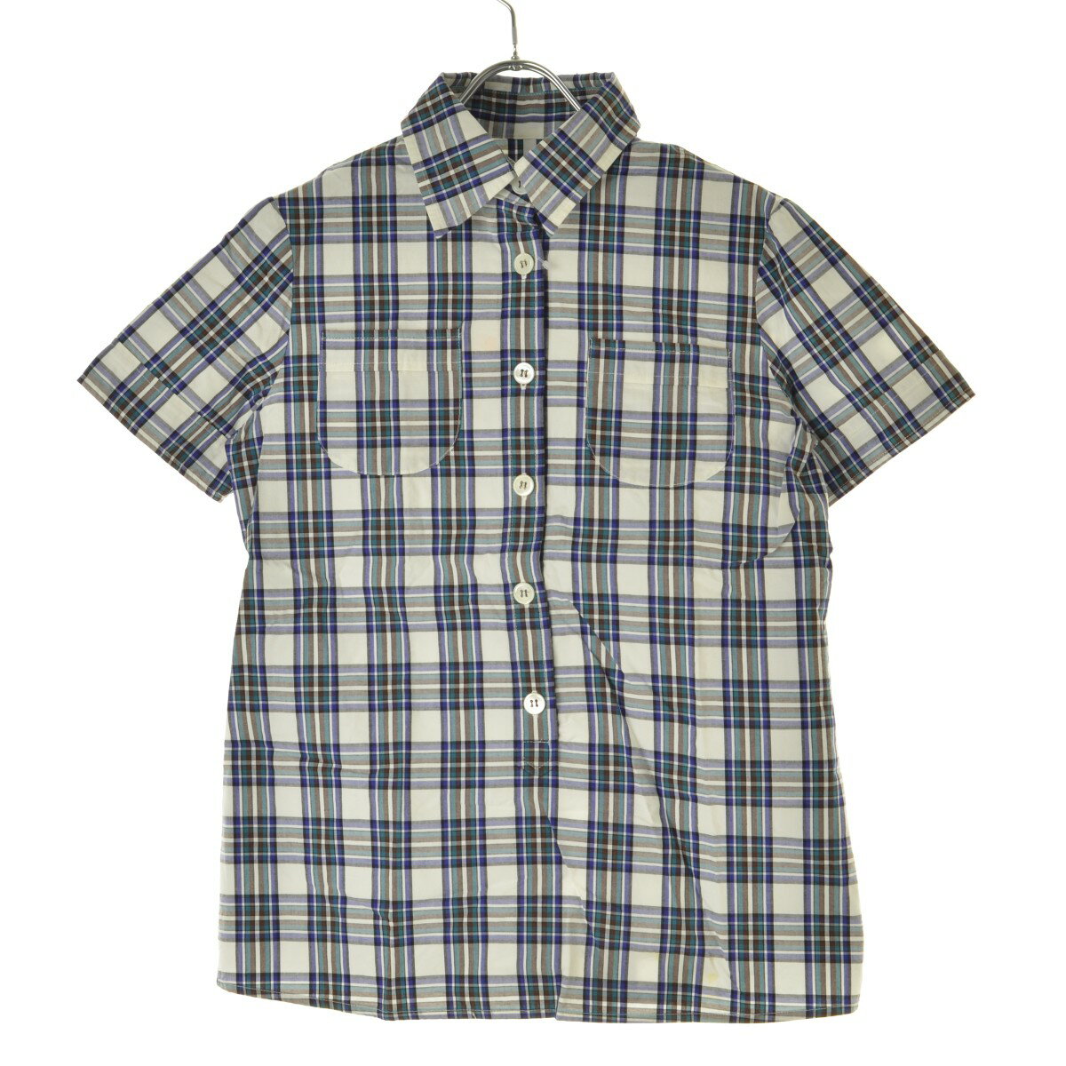 Rakuten - 【中古】DRESSTERIOR / ドレステリアチェックプルオーバー半袖シャツ【caceadbc-l】