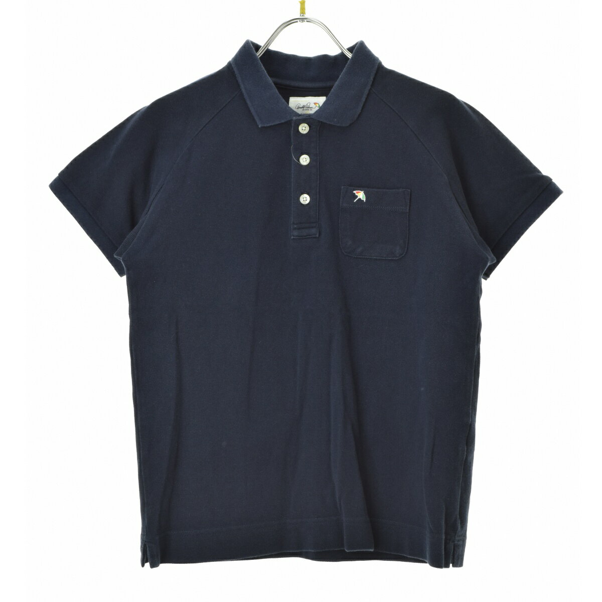 【中古】【期間限定値下げ】ARNOLD PALMER / アーノルドパーマーワンポイント鹿の子半袖ポロシャツ【cacgacah-l】