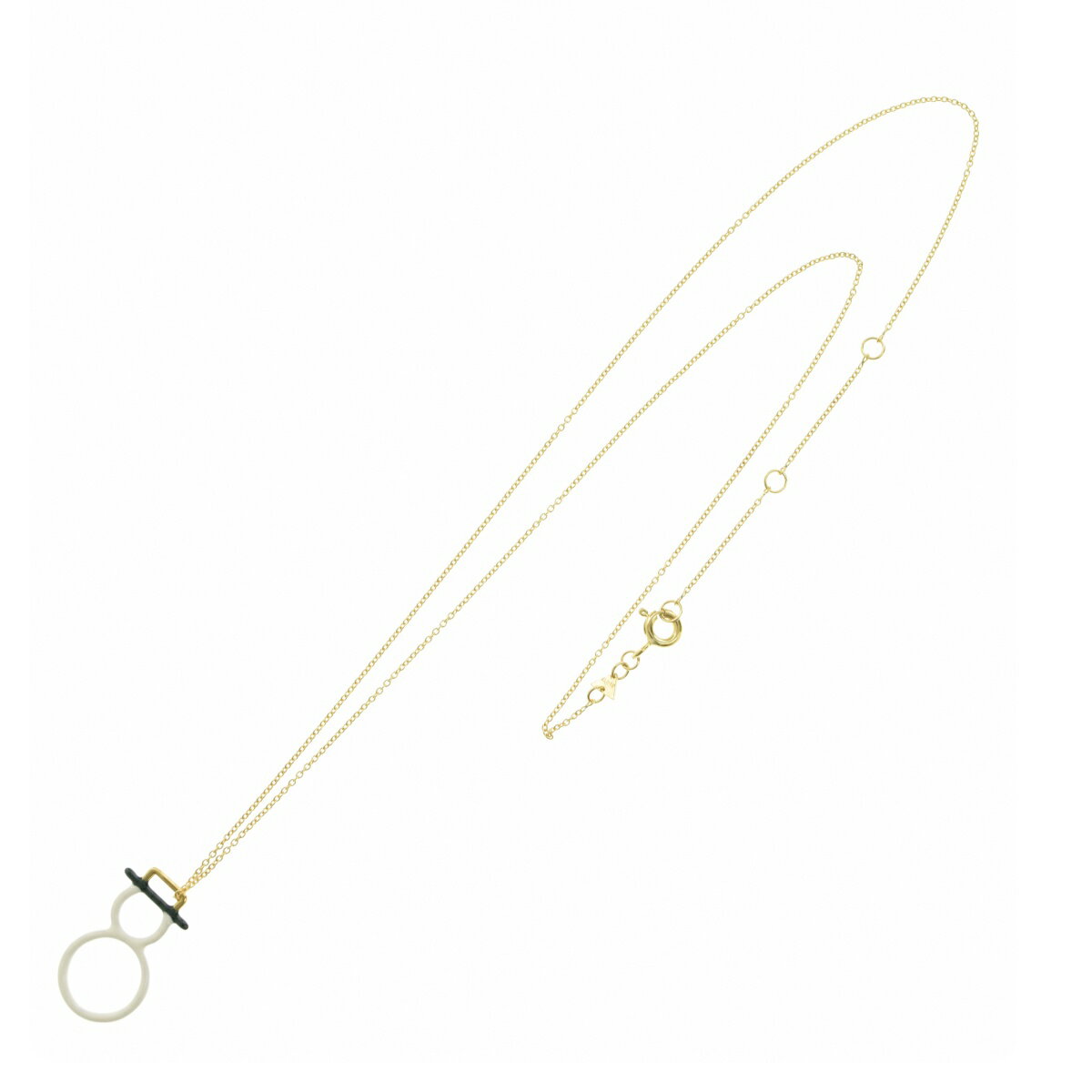 【中古】ALIITASNOWMAN HAT ENAMEL 9Kネックレス【cacgabbb-z】