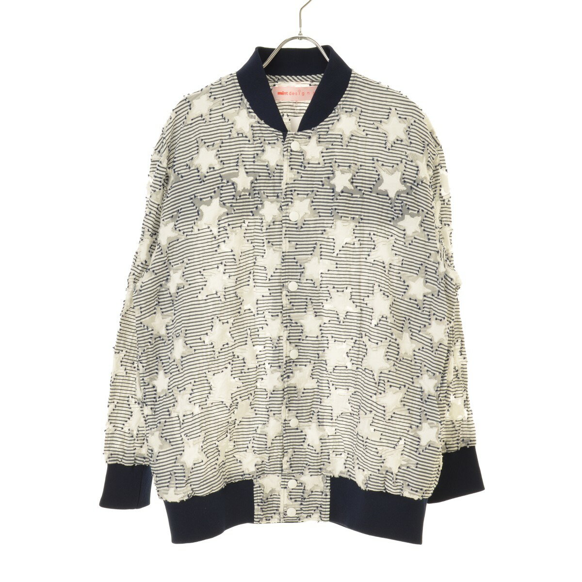 【中古】mint designs / ミントデザイン30171-SB3JK04 スターボーダーベースボールジャケット【cacgacad-l】