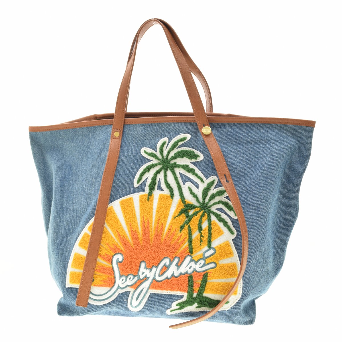 【中古】【期間限定値下げ】SEE BY CHLOE / シーバイクロエANDY TOTE BAG アンディ デニムトートバッグ【cacfadda-z】