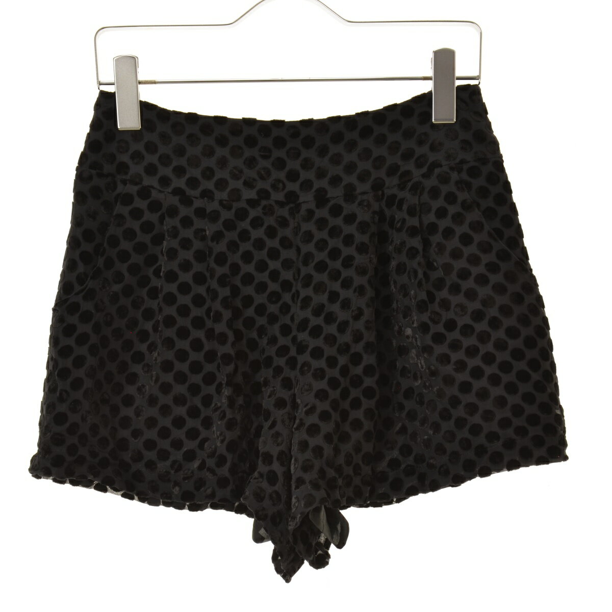 【中古】nanette lepore / ナネットレポーフロッキードットショートパンツ【cacgagbg-l】