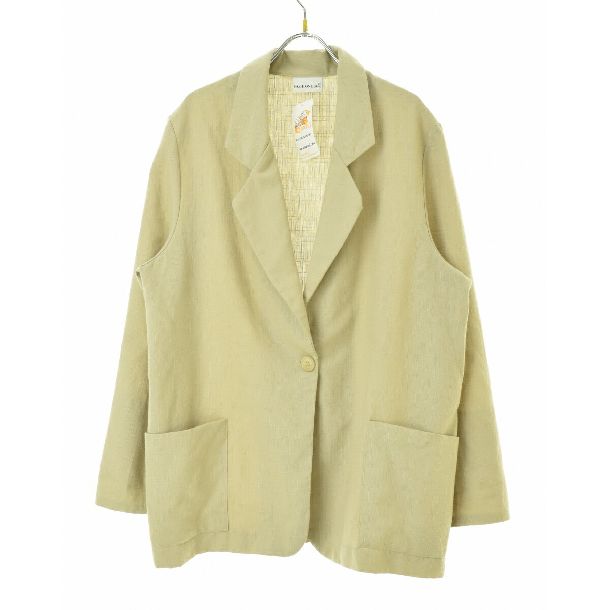 【中古】古着 / フルギFASHION BUG 1釦 オーバーサイズテーラードジャケット【cacfaebc-l】