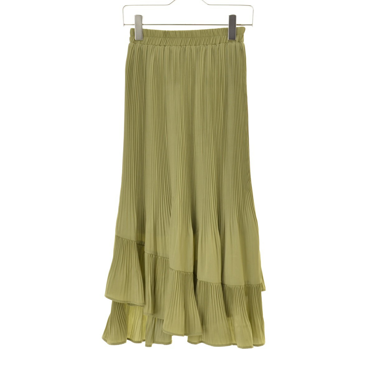 【中古】【期間限定値下げ】MiiA / ミーアアシメプリーツマキシスカート【cacfahcb-l】