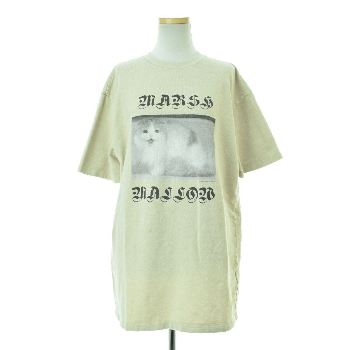 【中古】FURFUR / ファーファーRWCO224124 Marshmallow マシュマロ裏毛ミニドレス半袖ワンピース【cacebbcb-l】