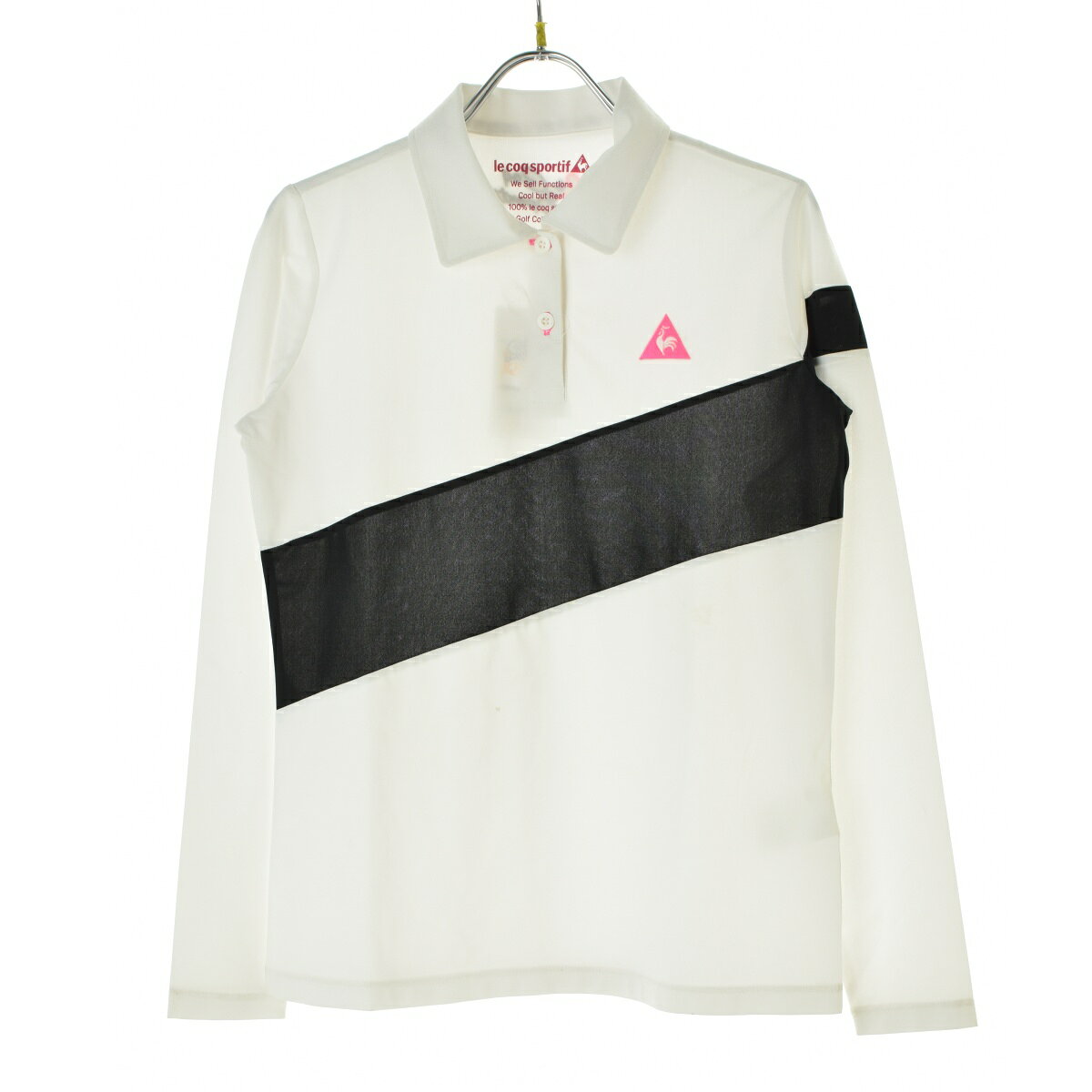 【中古】le coq sportif / ルコックロゴ刺繍長袖ポロシャツ【cacgahcc-l】