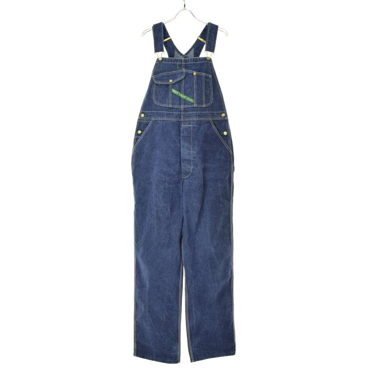 【中古】【期間限定値下げ】KEY / キーバングラディッシュ製 272-41 デニムオーバーオール【cacfafag-m】