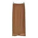 【中古】【期間限定値下げ】Senso unico / センソユニコt.b レーヨンコットンマキシスカート【cacfagaj-l】
