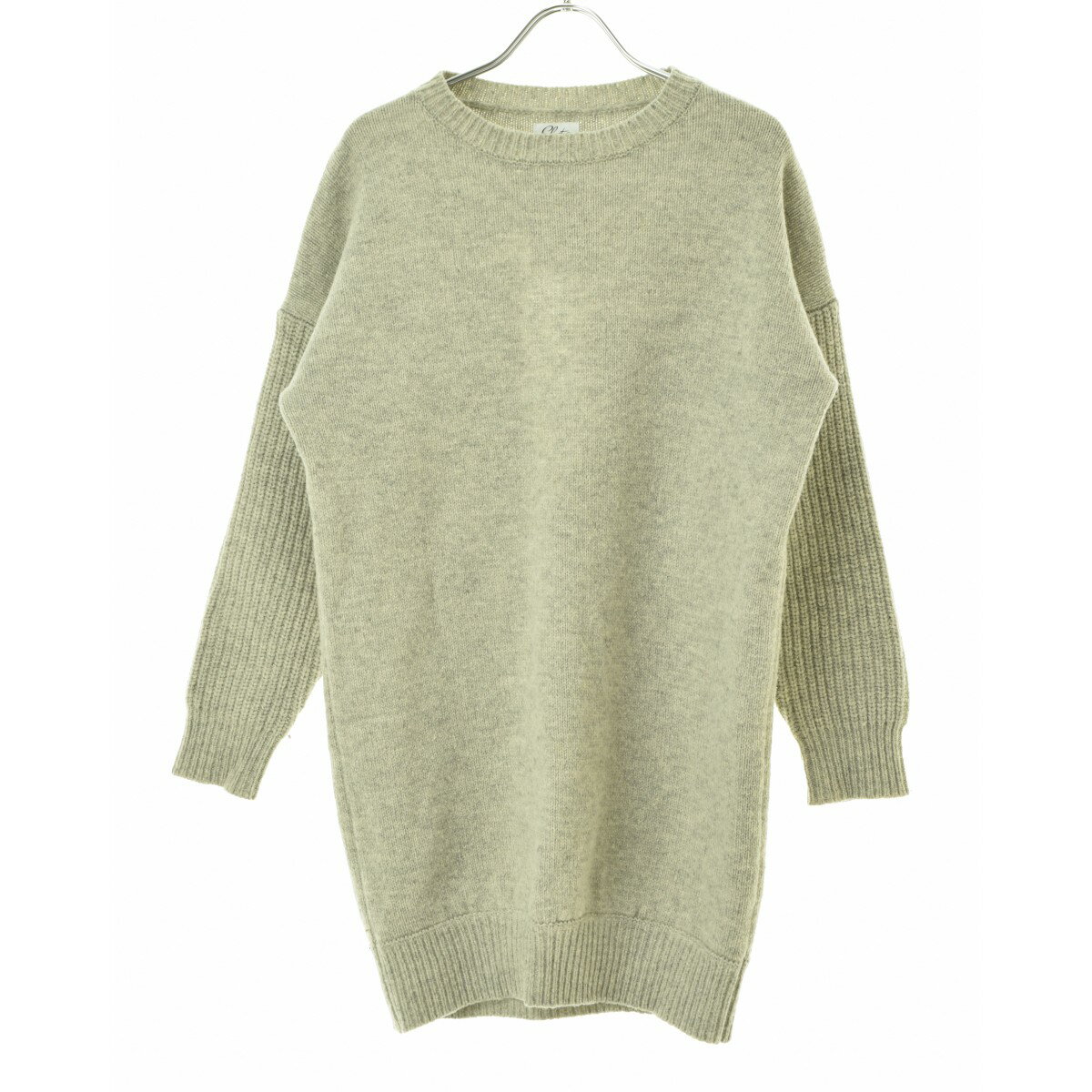 Rakuten - 【中古】ShetaSH15U0053050110 ウールロング長袖ニットセーター【cacfbbbe-l】