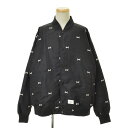 【中古】WTAPS / ダブルタップス22SS 221TQDT-JKM01 TEAM JACKET NYLON TWILL TEXTILE クロスボーン刺繍ナイロンジャケット【caceadaj-m】