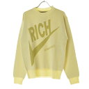 JOY RICH / ジョイリッチJOY-U1333PO Rich Swash Knit Crew長袖ニットセーター