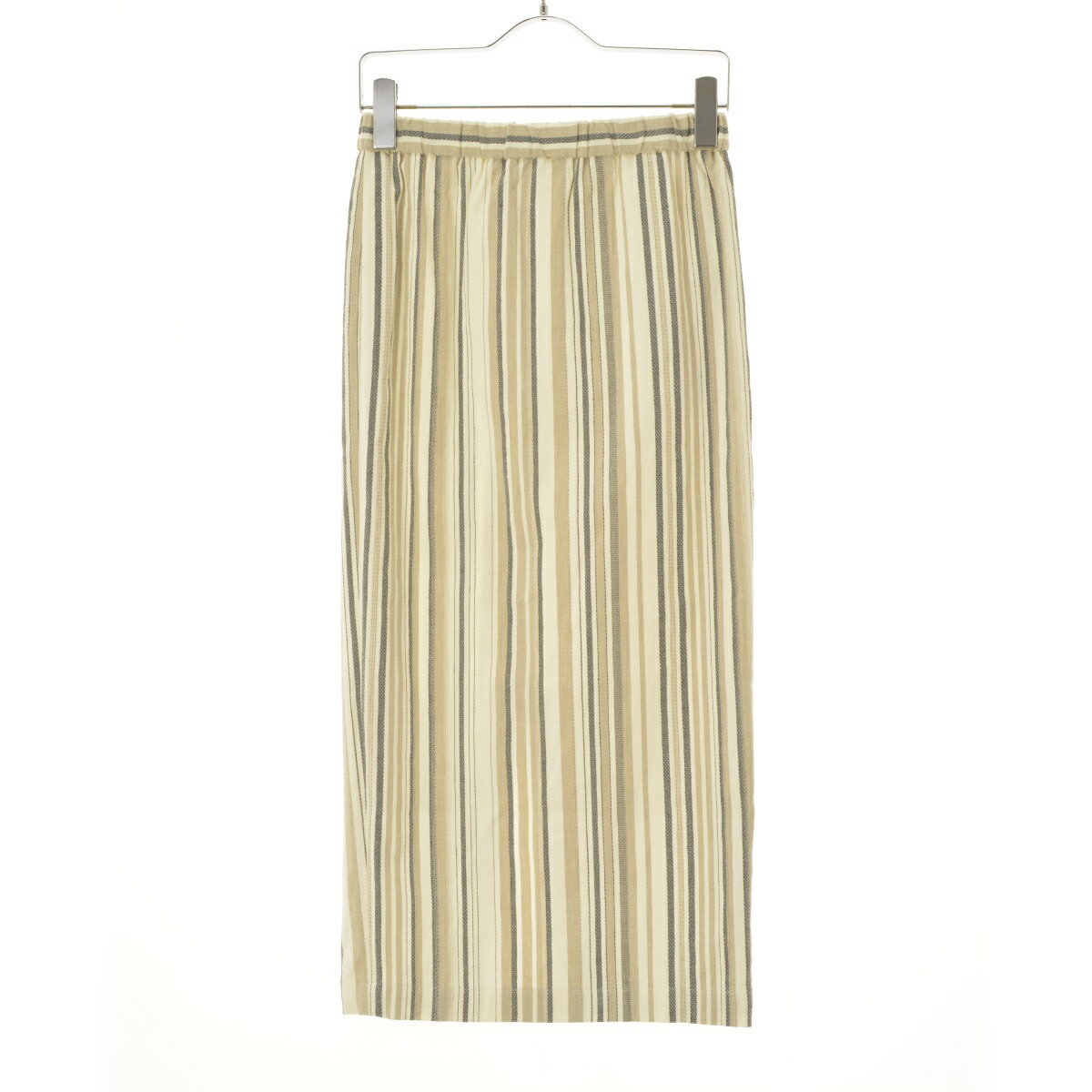 [Used] [Limited Time Price Reduction] GALERIE VIE / Galerie Vie 23-05-21-05201 Cotton Linen Stretch I-line Midi Skirt Maxi Skirt [cacfaicc-l]