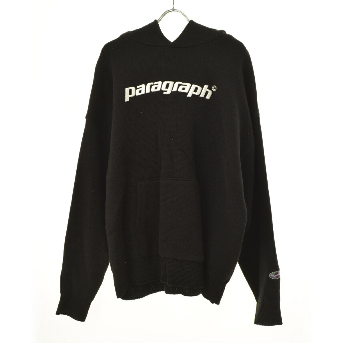 【中古】PARAGRAPH / パラグラフロゴ ニットパーカー【cacfbacf-m】
