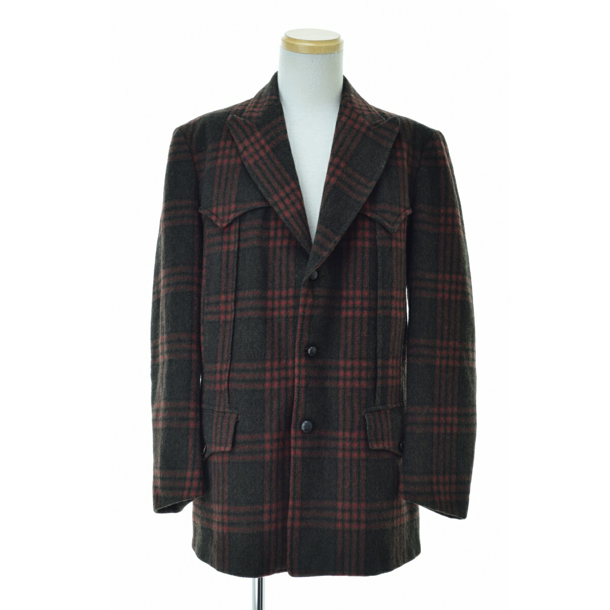 Rakuten - 【中古】ALLEN MFG CO50s チェック柄テーラードジャケット【caceaicf-m】