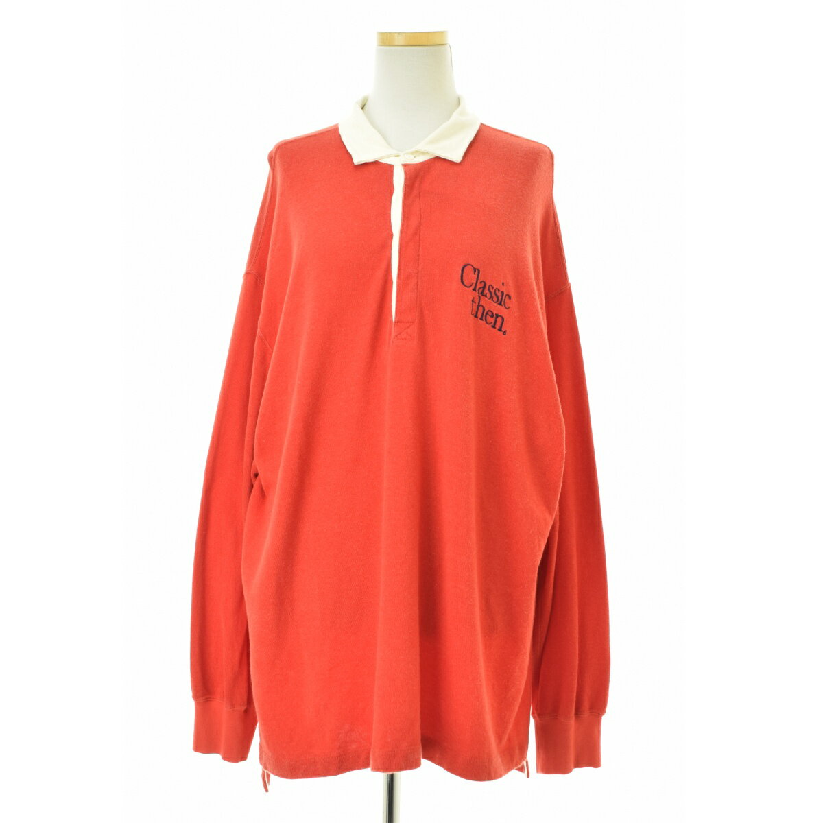 【中古】6 (ROKU) UNITED ARROWS × Americana / ロク × アメリカーナRUGBY SHIRT ラガー長袖シャツ【cacfagaj-l】