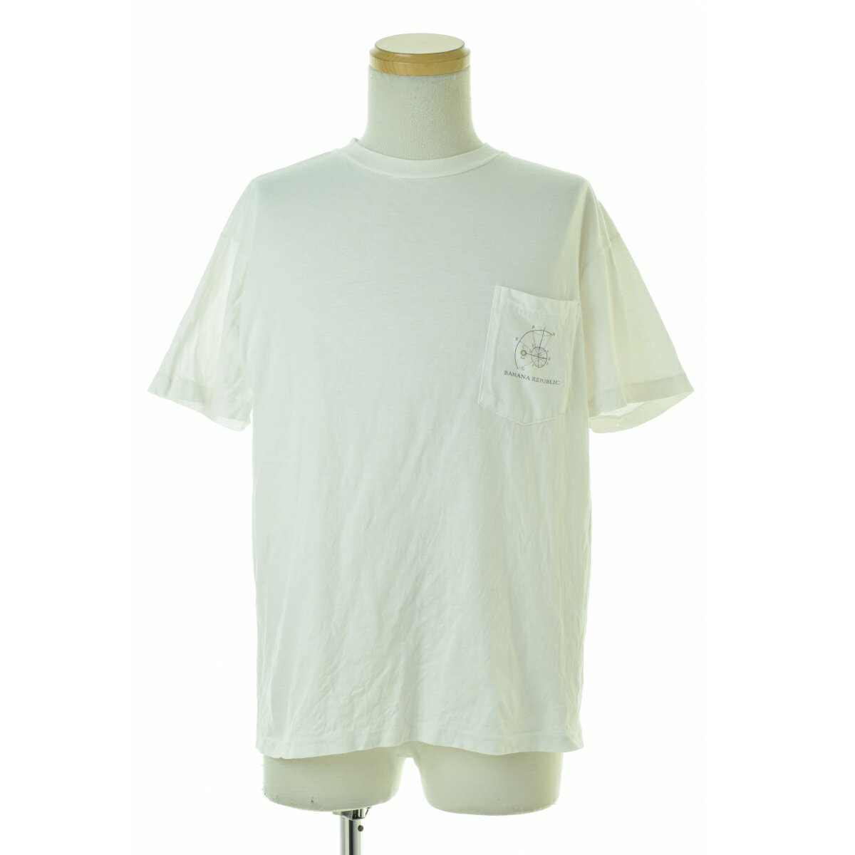 樂天商城 - 【中古】BANANA REPUBLIC / バナナリパブリックUSA製 ポケット付 天体半袖Tシャツ【cacebaai-m】