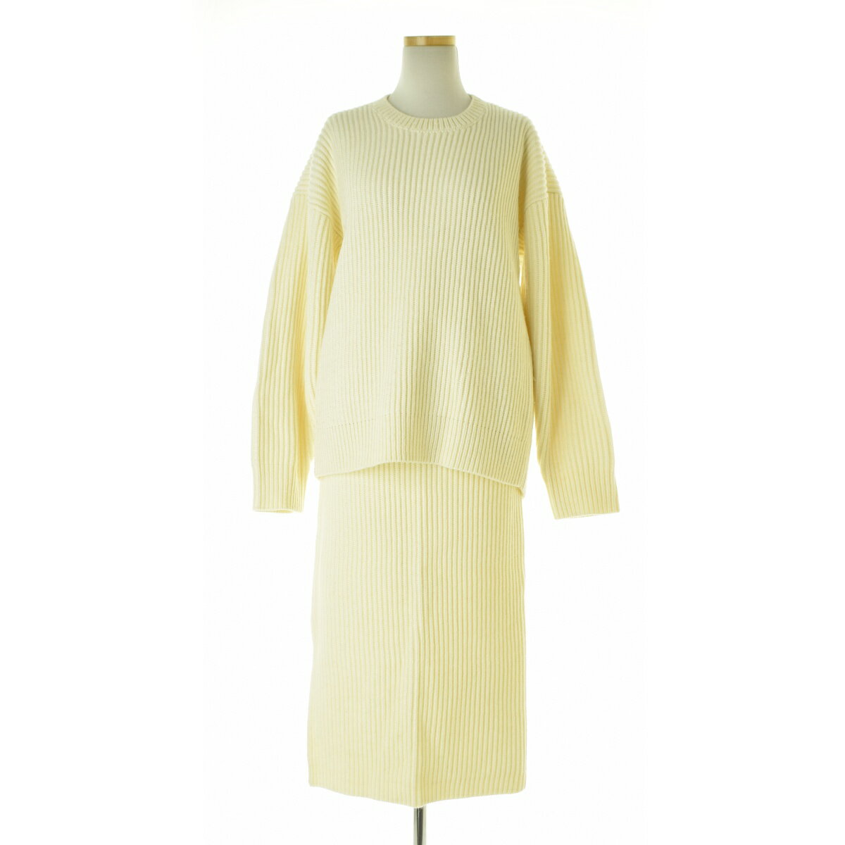 【中古】RIM.ARK / リムアーク460AAL73-0090 リラックスニット ロングセットアップ【cacfajbj-l】