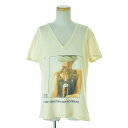 【中古】DOLCE & GABBANA / ドルチェアンドガッバーナ00s archive PEPSI ダメージ加工 Vネック フォトプリント半袖Tシャツ【ca...