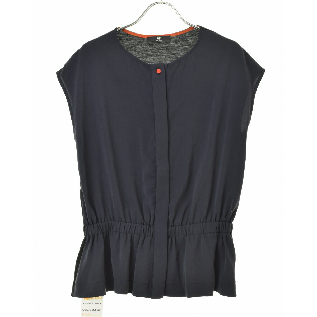 【中古】PS PAUL SMITH / ピーエスポールスミス布帛×ジャージコンビフレンチスリーブブラウス【cacgadbb-l】