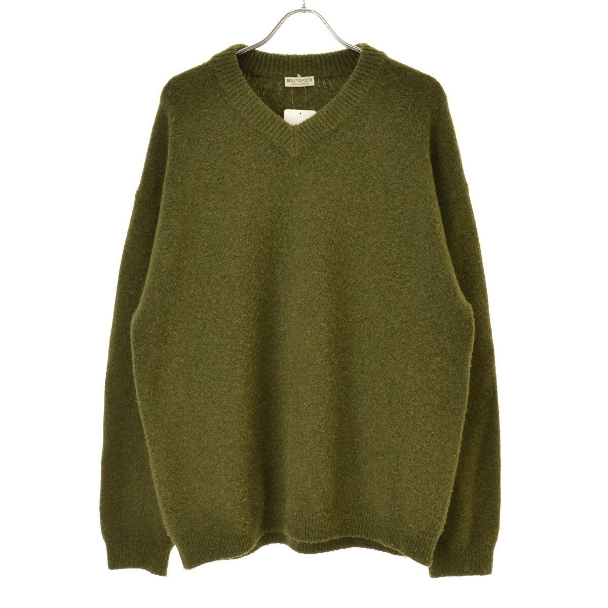【中古】【期間限定値下げ】UNITED ARROWS BEAUTY YOUTH / ユナイテッド アローズ ビューティ アンド ユース1213-199-3988 クラウディバルーンフィットVネック長袖ニットセーター【cacgaccc-m】