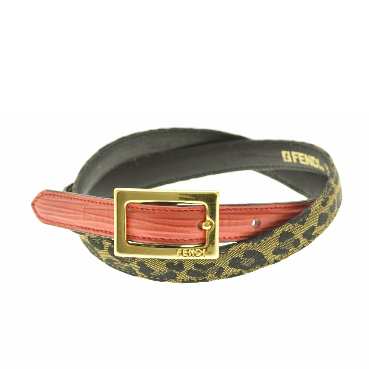 Rakuten - 【中古】FENDI / フェンディレオパード ナローベルト【cacfbcba-z】