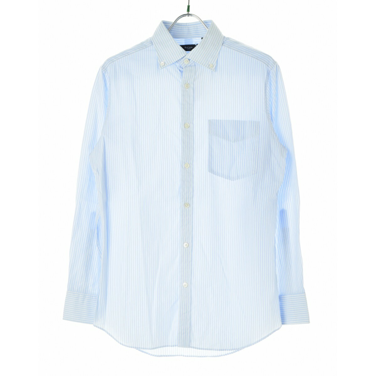 樂天商城 - 【中古】PAUL SMITH / ポールスミス153115 B613N ストライプ ボタンダウン コンバーチカフス長袖シャツ【cacgadce-m】