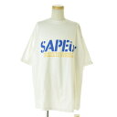 【中古】SAPEur × MADE IN WORLD / サプール × メイドインワールド23SS MADE IN SAPEUR半袖Tシャツ【cacfagcj-...