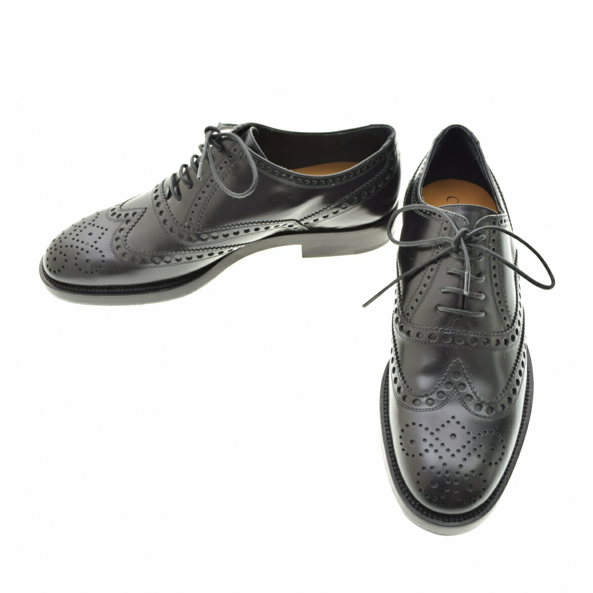 【中古】Christian Dior / クリスチャンディオールCL0318 ウィングチップレザーシューズ【cacgacbe-z】