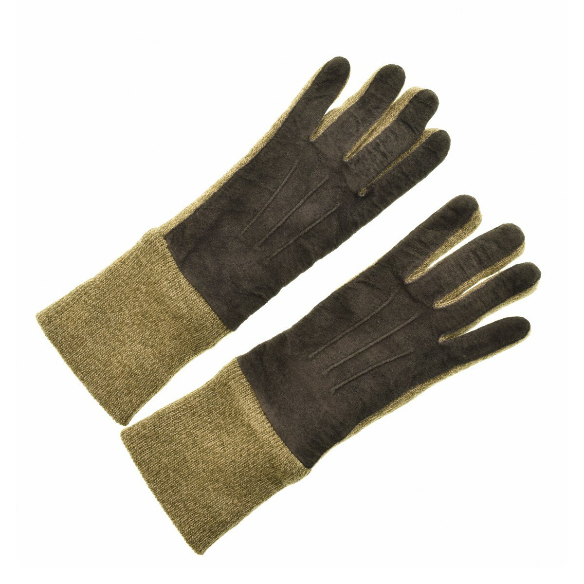 【中古】古着 / フルギイタリア製 スウェード切替グローブ【cacfagad-z】