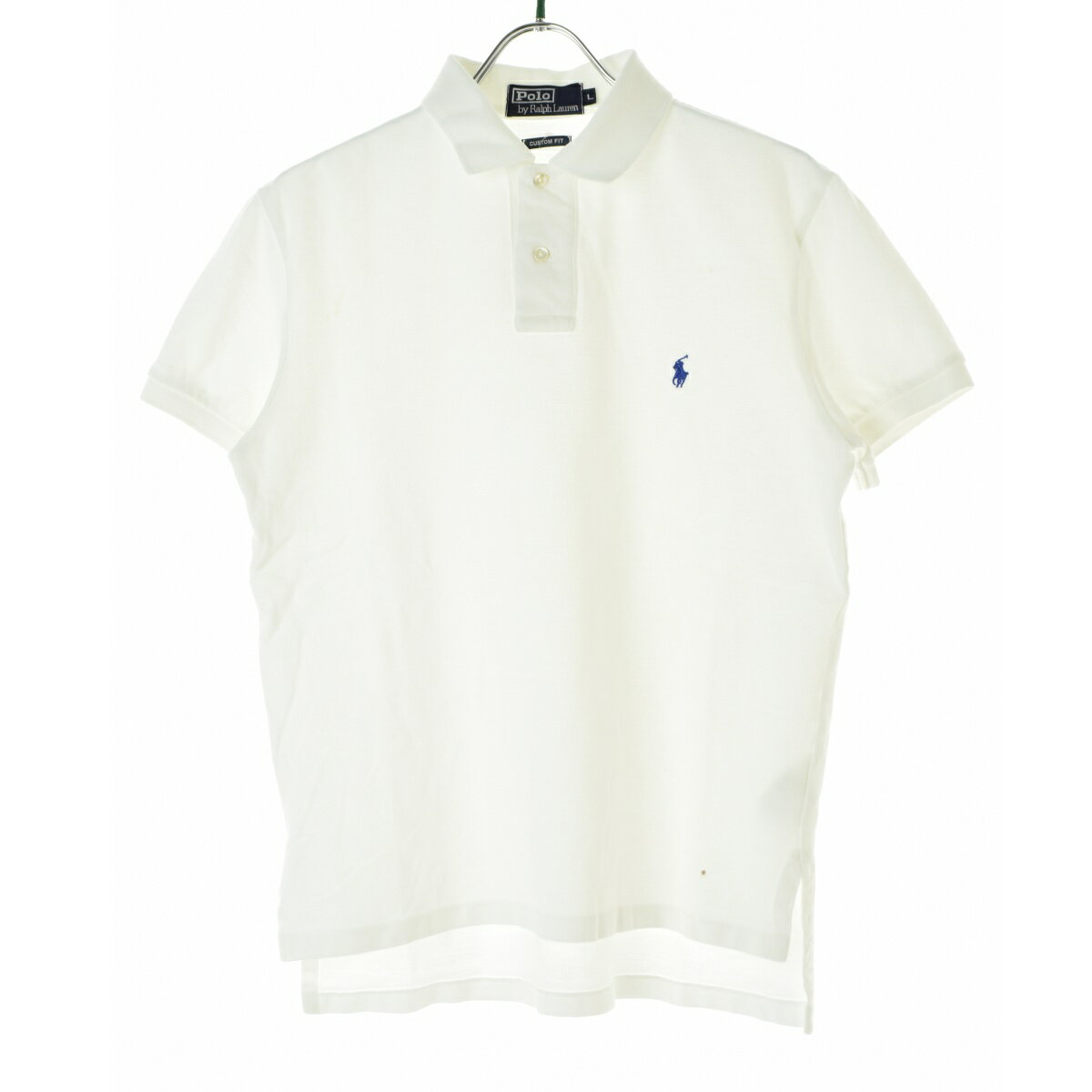 【中古】【期間限定値下げ】POLO RALPH LAUREN / ポロ ラルフローレンCUSTOM FIT ポニー刺繍 鹿の子半袖ポロシャツ【cacgaece-m】