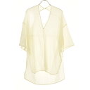 【中古】SHIPS × MIHO NOJIRI / シップス × MIHO NOJIRIPrefer SHIPS アシンメトリー七分袖ブラウス【cacfaebg-l】