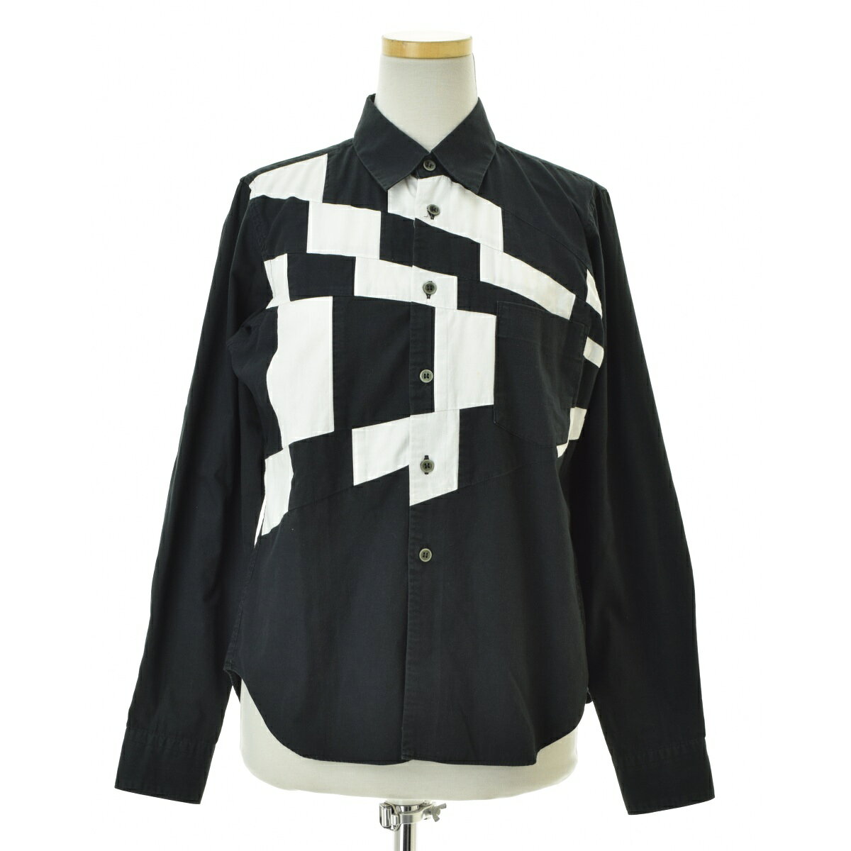 コムコム　コムデギャルソン　ブラウス　ビッグカラー　黒　ブラック 楽天市場】black comme des garcons ブラウスの通販