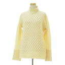 【中古】ARAN SWEATER MARKET / アランセーターマーケットカシミヤ混ハイネックウール長袖ニットセーター【cacfabch-l】