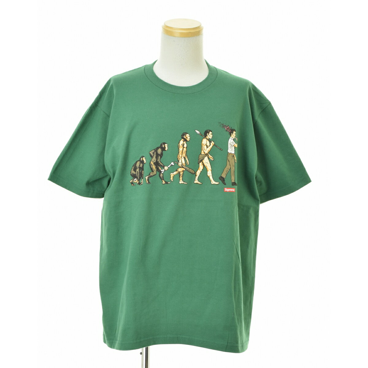 【中古】SUPREME / シュプリーム26SS Evolution Tee Light Pine半袖Tシャツ【cacgadbg-m】