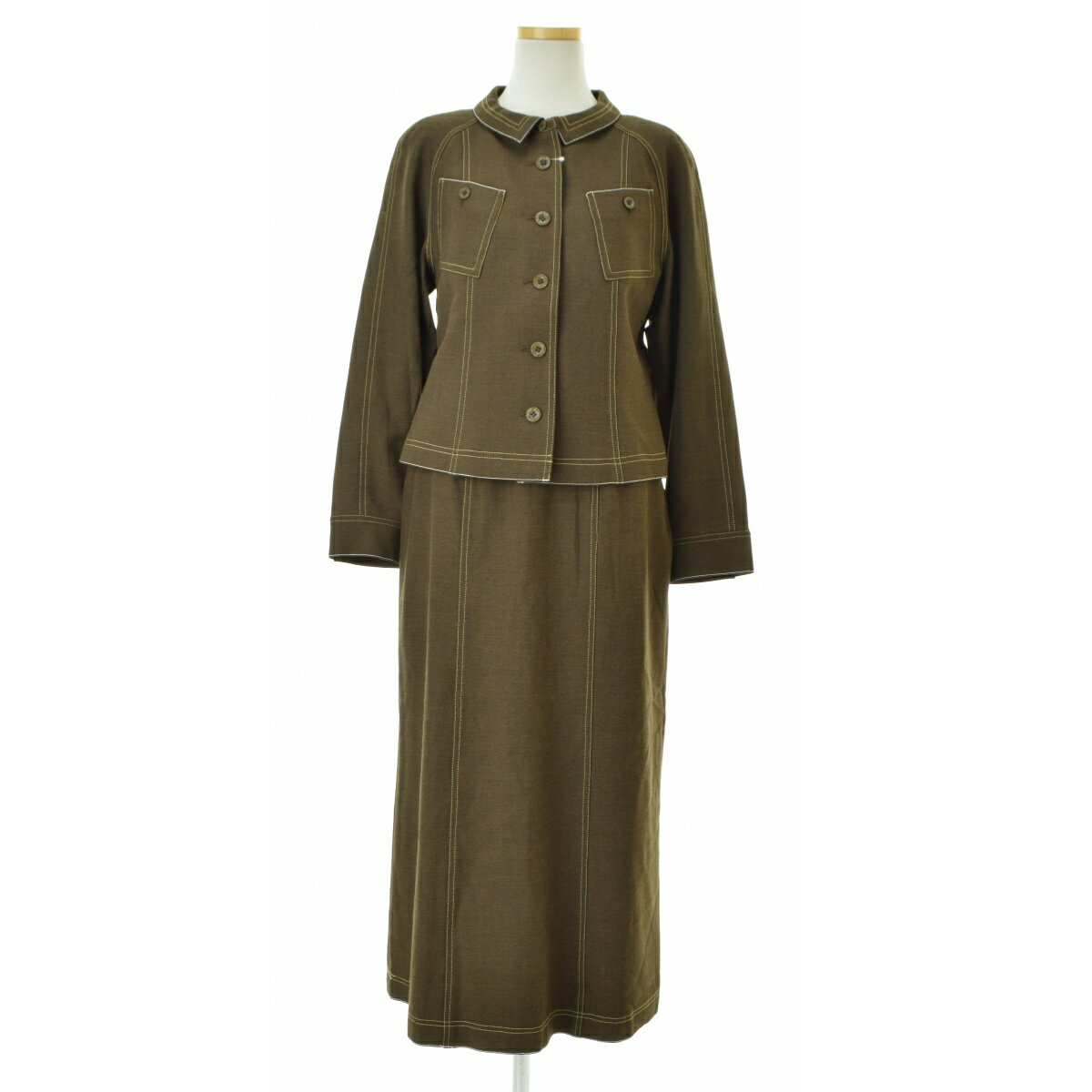 【中古】AGATHA / アガタジャケット + スカートマキシセットアップ【cacgabbd-l】