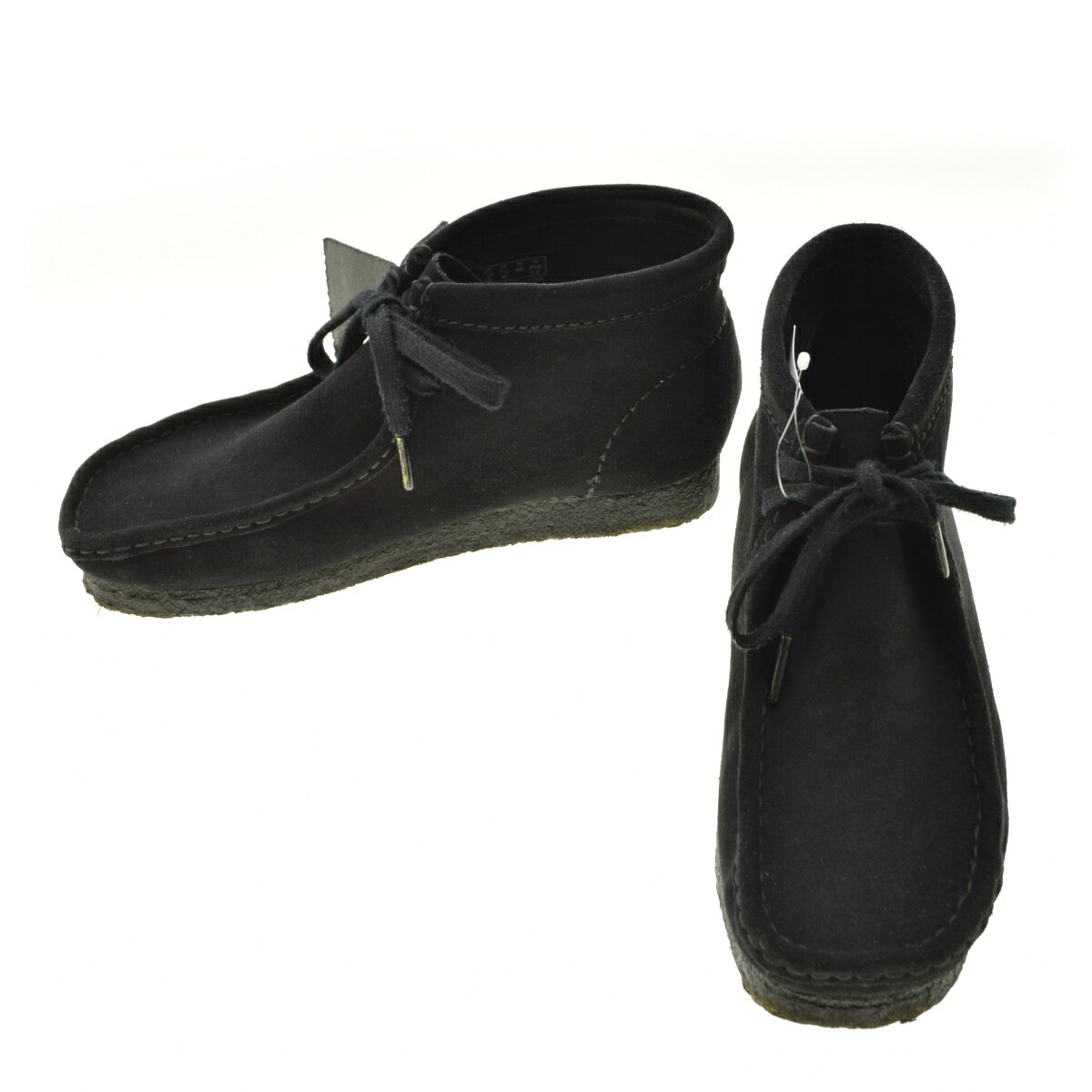 【中古】CLARKS / クラークスWallabee Boot Black Suede ワラビー スエードブーツ【cacfbcag-z】