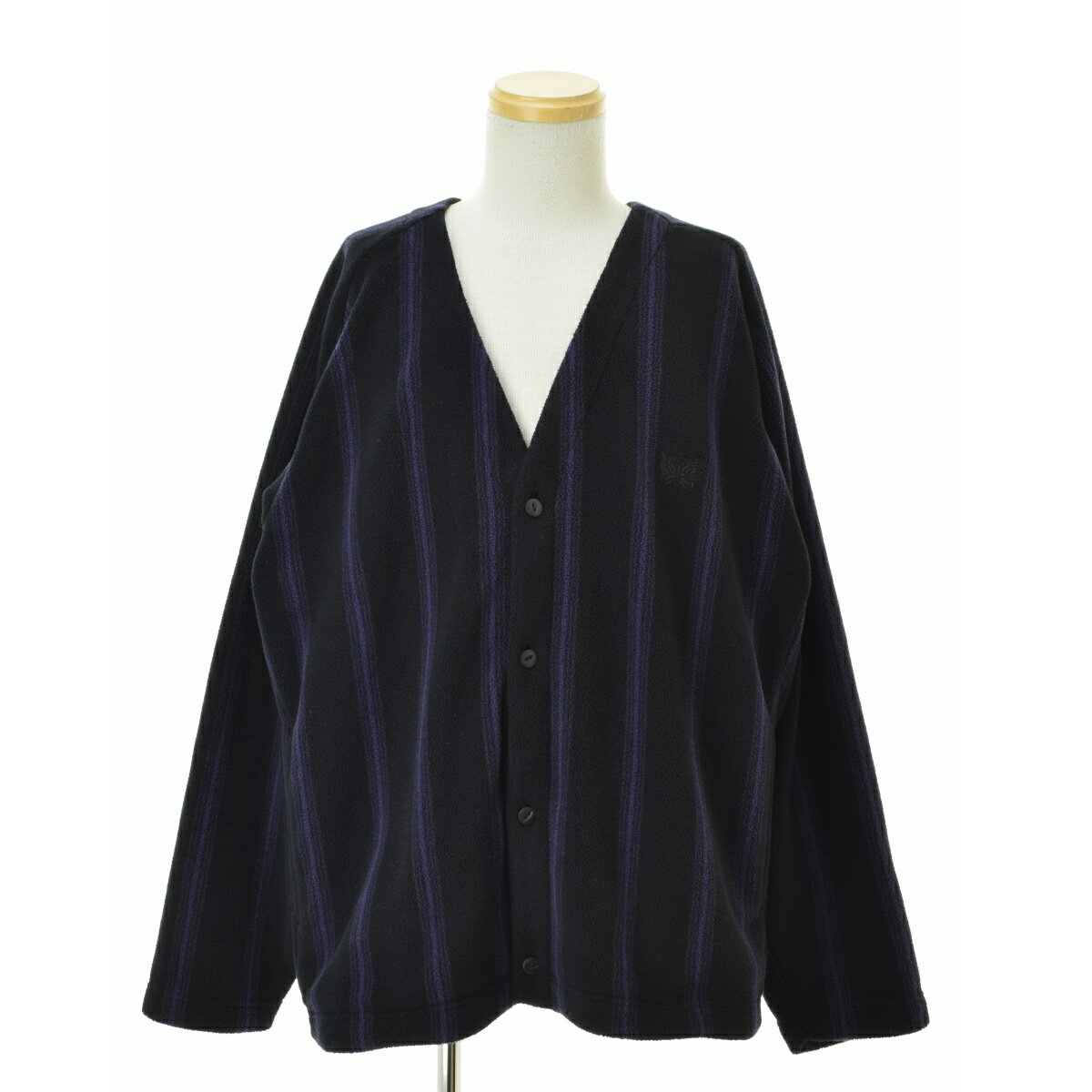 Rakuten - 【中古】UNIQLO × needles / ユニクロ × ニードルス25AW 484125 フリースオーバーサイズカーディガン長袖カーディガン【cacgadbg-m】