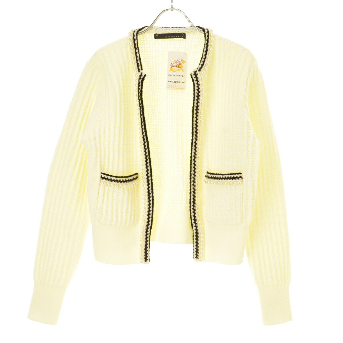 #martinique#X2f#X30#X31#X32#X33#Y33#Y34#Y35#Y36#Y37#S23#S24#S25#S26#S27#martinique#アイボリー系#ブラック系#ニット#コンディションD##レディース#カーディ...