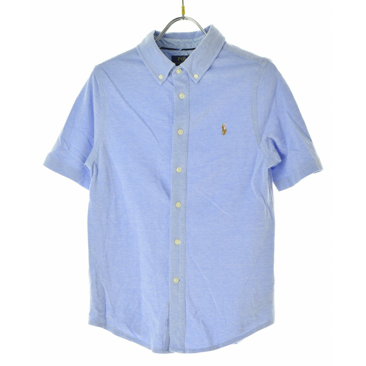 【中古】【期間限定値下げ】POLO RALPH LAUREN / ポロ ラルフローレンフルボタン半袖ポロシャツ【cacfajcb-l】