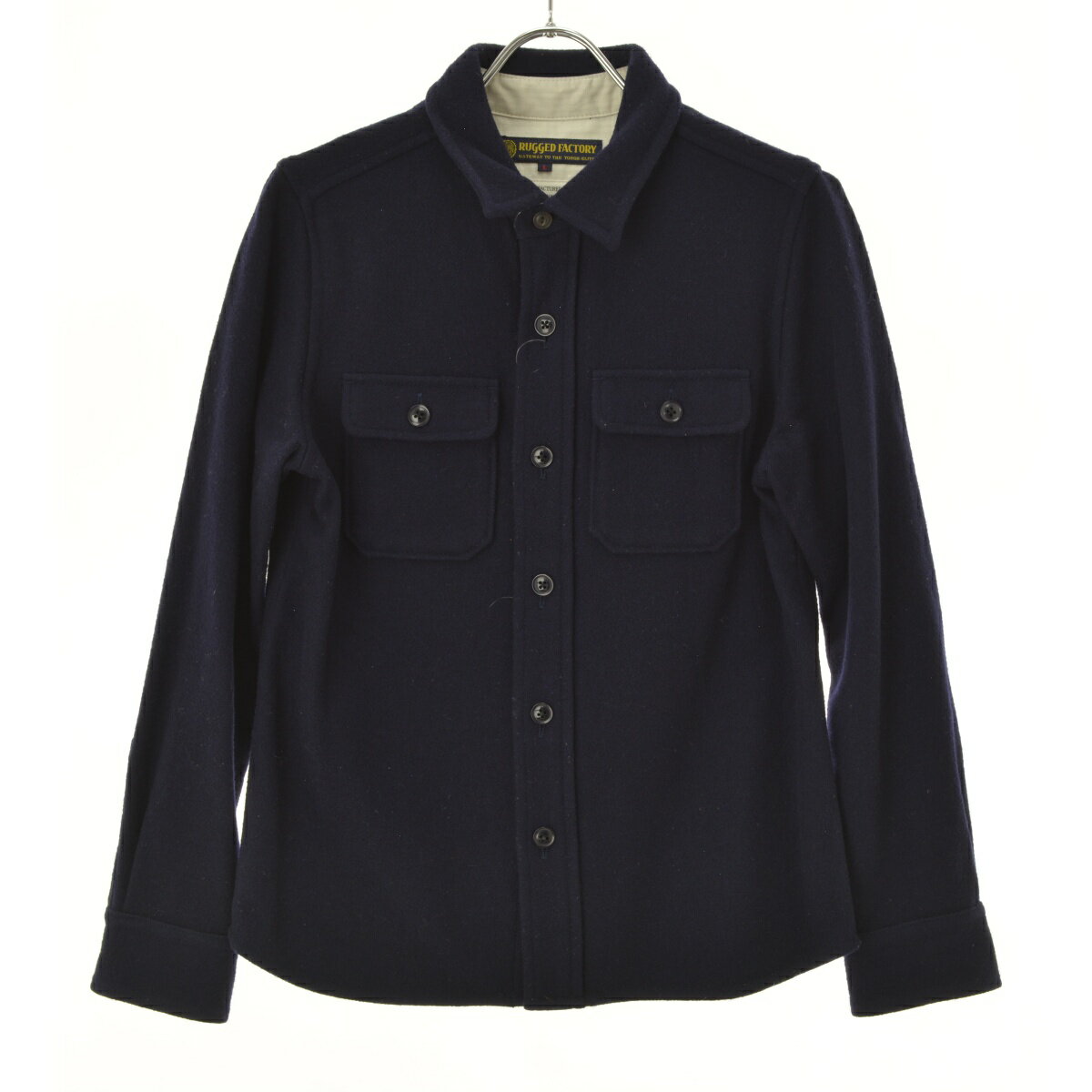 #RUGGEDFACTORY#X2b#X2c#X2d#X2e#X2f#Y39#Y3a#Y3b#Y3c#Y3d#S23#S24#S25#S26#S27#RUGGED FACTORY#ブルー系#ウール#表記サイズ：L#コンディションC##レディ...