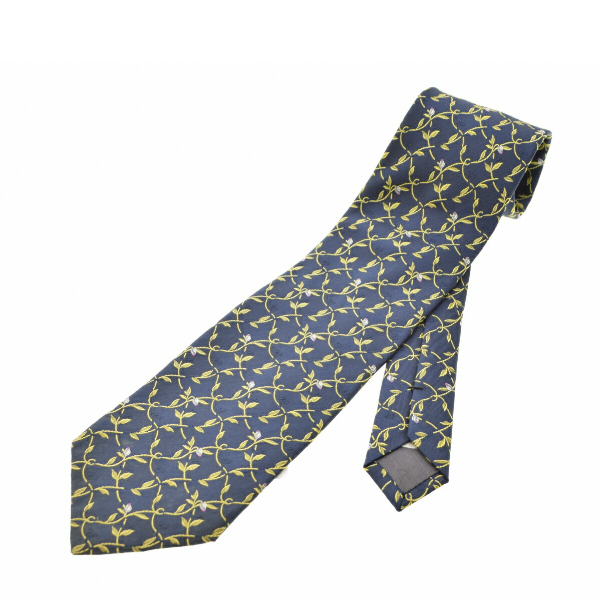 Yves Saint Laurent - 【中古】Yves Saint Laurent / イブサンローランリーフネクタイ【cacgagah-z】