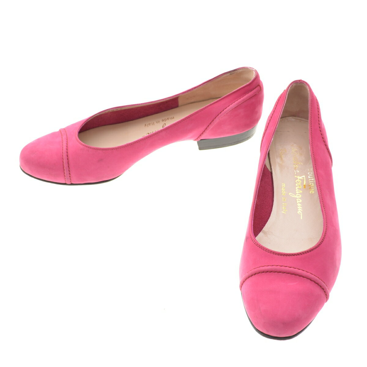 【中古】Salvatore Ferragamo / サルバトーレフェラガモOLD イタリア製 boutique スエードパンプス【ca..