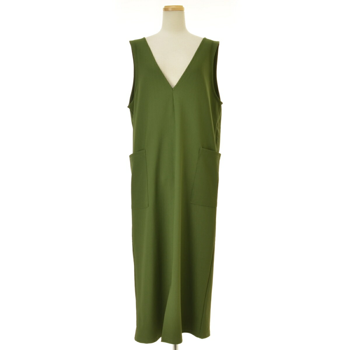 【中古】chocol raffine robe / ショコラフィネローブ6A23L0H0130 Vネックジャンスカマキシノースリーブワンピース【cacgaeac-l】