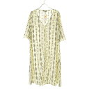【中古】【期間限定値下げ】ONE WAY / ワンウェイネイティブ柄ロング七分袖カーディガン【cacdbada-l】