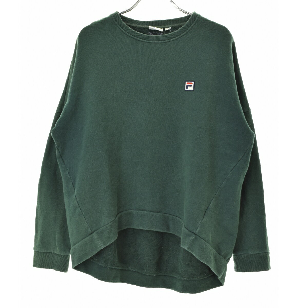 【中古】【期間限定値下げ】KOE × FILA / コエ × フィラワンポイント刺繍長袖スウェット【cacgabcb-l】