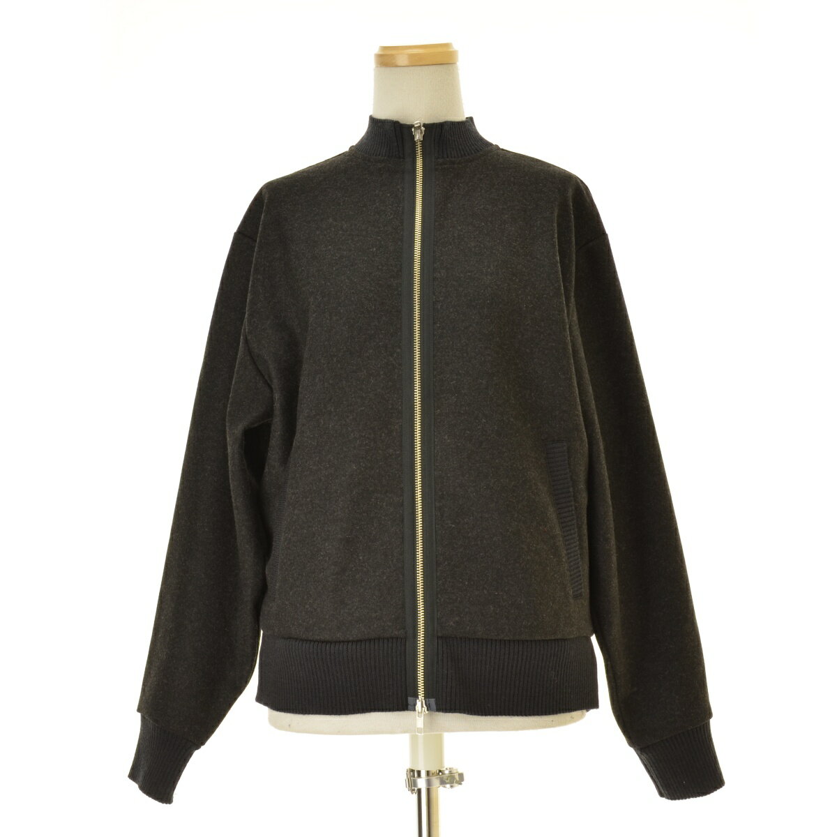 樂天商城 - 【中古】【期間限定値下げ】SLOANE × eclat / スローン × eclatSL9W-T814 【宮崎桃代さん別注】ウールジャージーブルゾンジャケット【cacgadaf-l】
