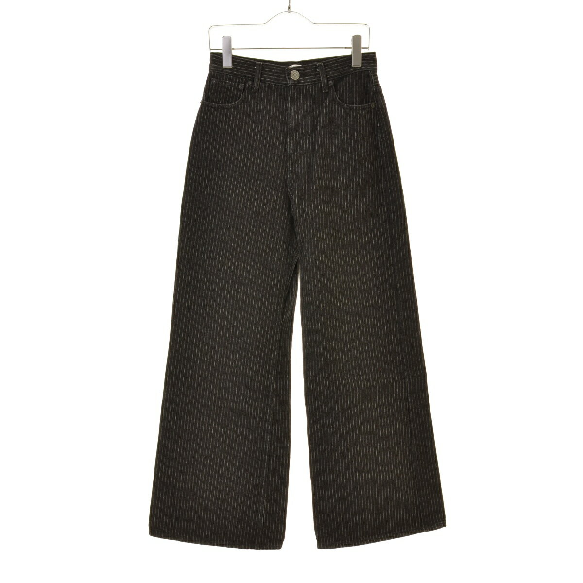 樂天商城 - 【中古】【期間限定値下げ】UNITED ARROWS BEAUTY & YOUTH / ユナイテッド アローズ ビューティ アンド ユース1614-1-056246 コットン ストライプワイドデニムパンツデニムパンツ【cacgabbe-l】