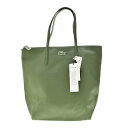【中古】【期間限定値下げ】LACOSTE / ラコステNF2278 PVC VERTICAL TOTE BAG CHIVEトートバッグ【cacfadai-z】