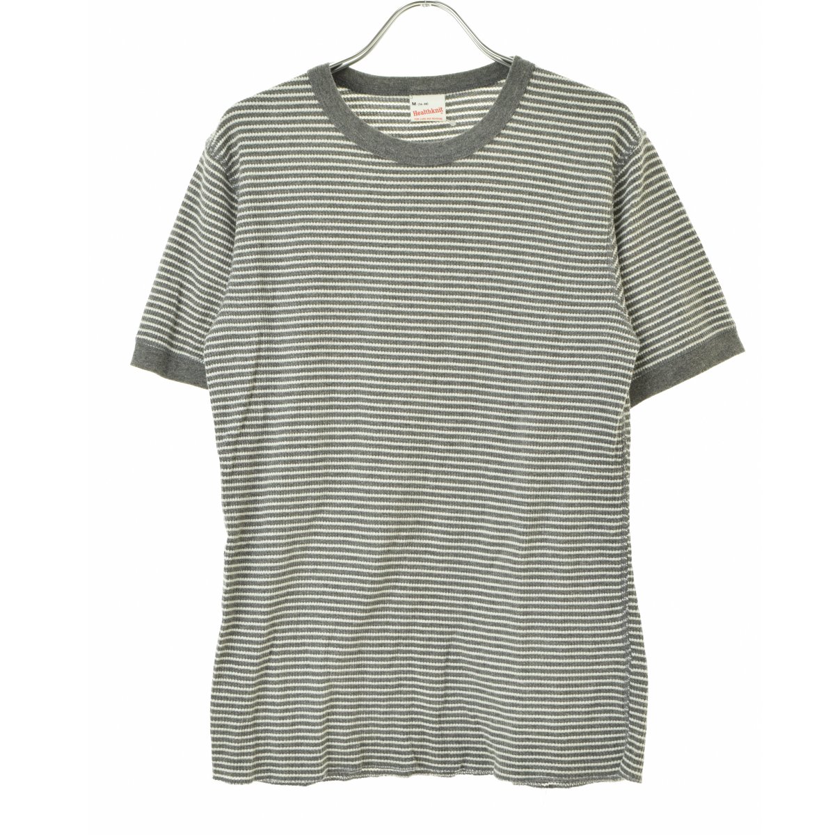 樂天商城 - 【中古】HEALTH KNIT / ヘルスニットワッフルボーダー半袖カットソー【cacfbaba-l】